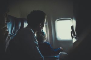 calm passenger on plane during turbulence - how to deal with turbulence anxiety